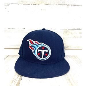 New Era 59Fifty Tennessee Titans Blue Fitted NFL Football Cap Hat 7 1/8 NEW